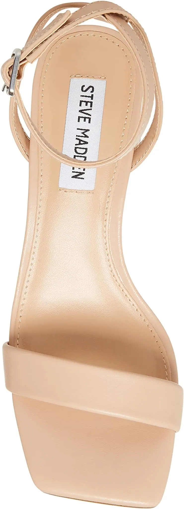 Luxe Heeled Sandal Steve Madden, Natural