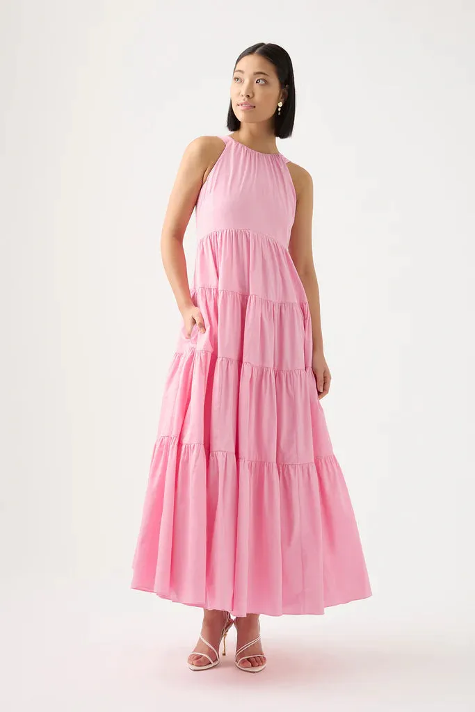 Marguerite Tie Back Maxi Dress