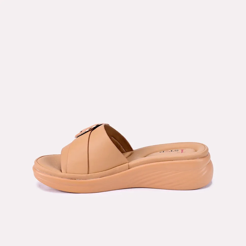 Maya Mustard Thick Sole Slippers 0412581