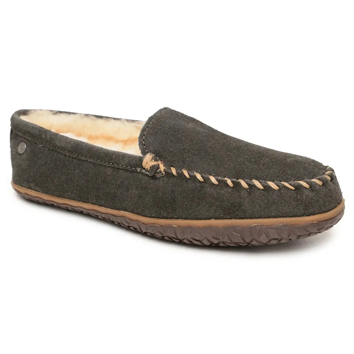 Minnetonka Sheepskin Tobie - Mens Slippers