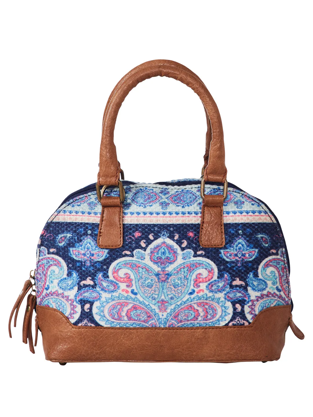 Mona B Kilim Inspired Canvas Handbag for Women | Stylish Vintage Shoulder Bags for Women: Multi