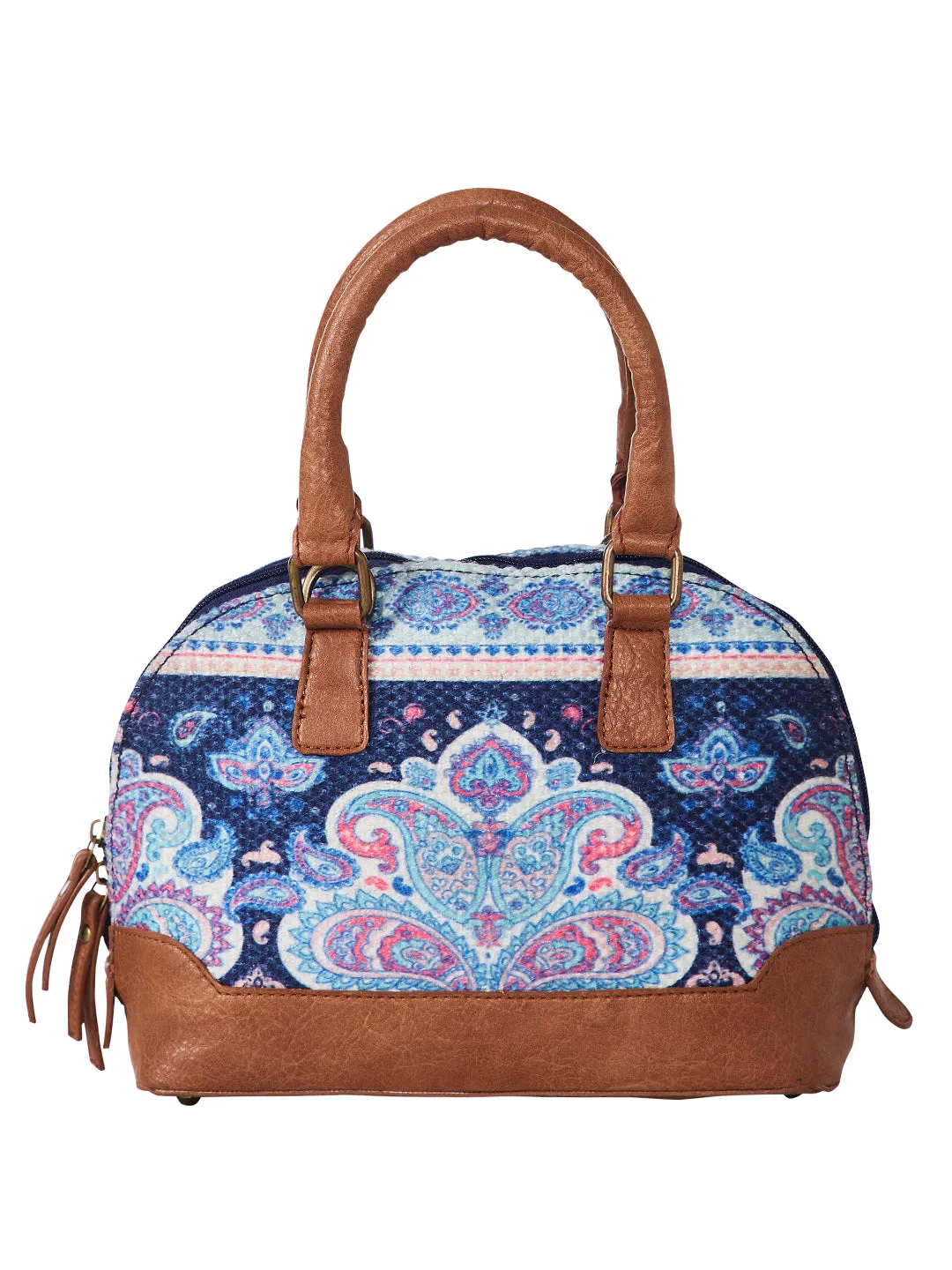 Mona B Kilim Inspired Canvas Handbag for Women | Stylish Vintage Shoulder Bags for Women: Multi