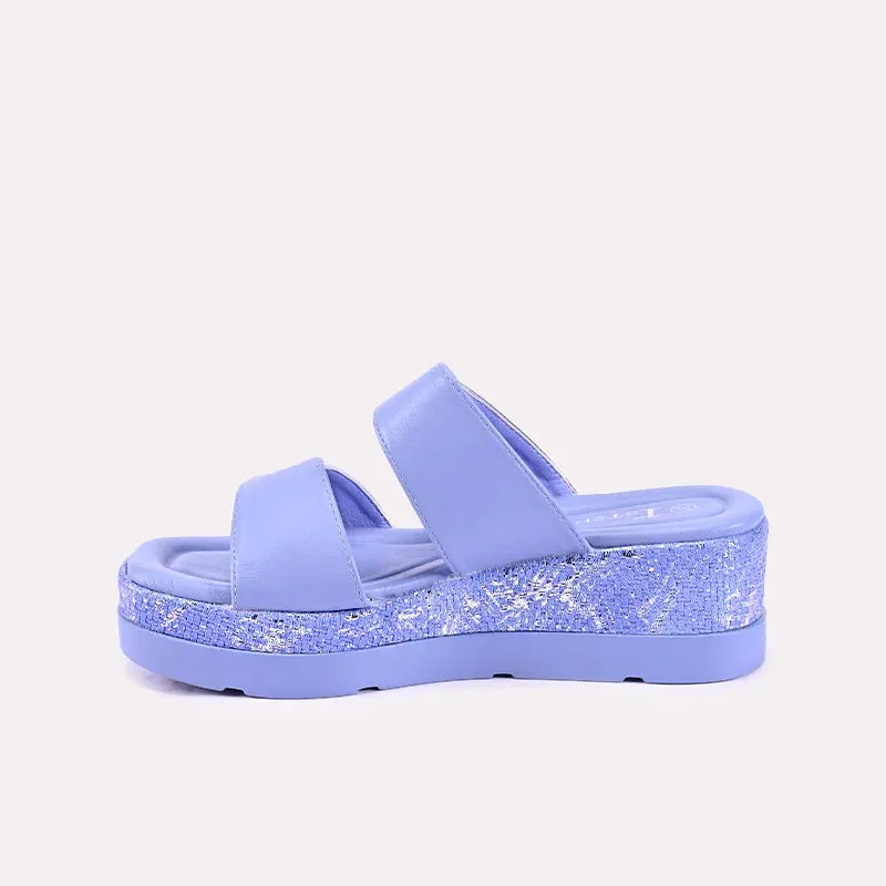 Mya Blue Thick Sole Slippers 0412690