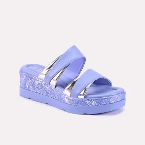 Mya Blue Thick Sole Slippers 0412690