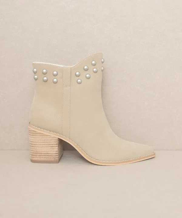 OASIS SOCIETY Alofi - Studded Collar Booties