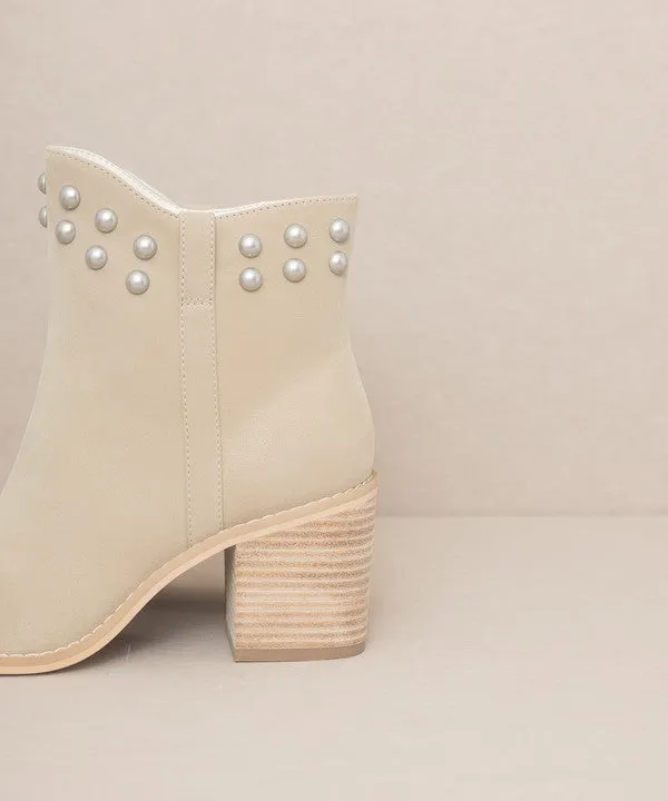 OASIS SOCIETY Alofi - Studded Collar Booties