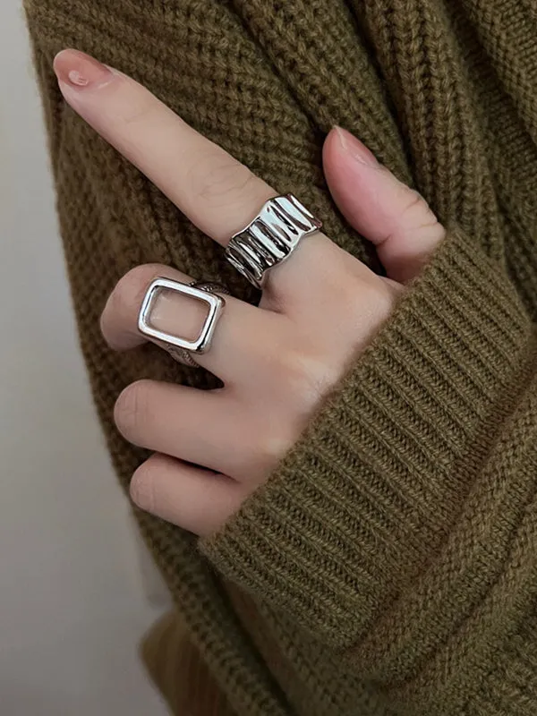 Original Simple Chic Geometric Ring