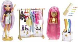 Rainbow High Fashion Studio – Includes Free Exclusive Doll with Rainbow of Fashions and 2 Sparkly Wigs to Create 300  Looks