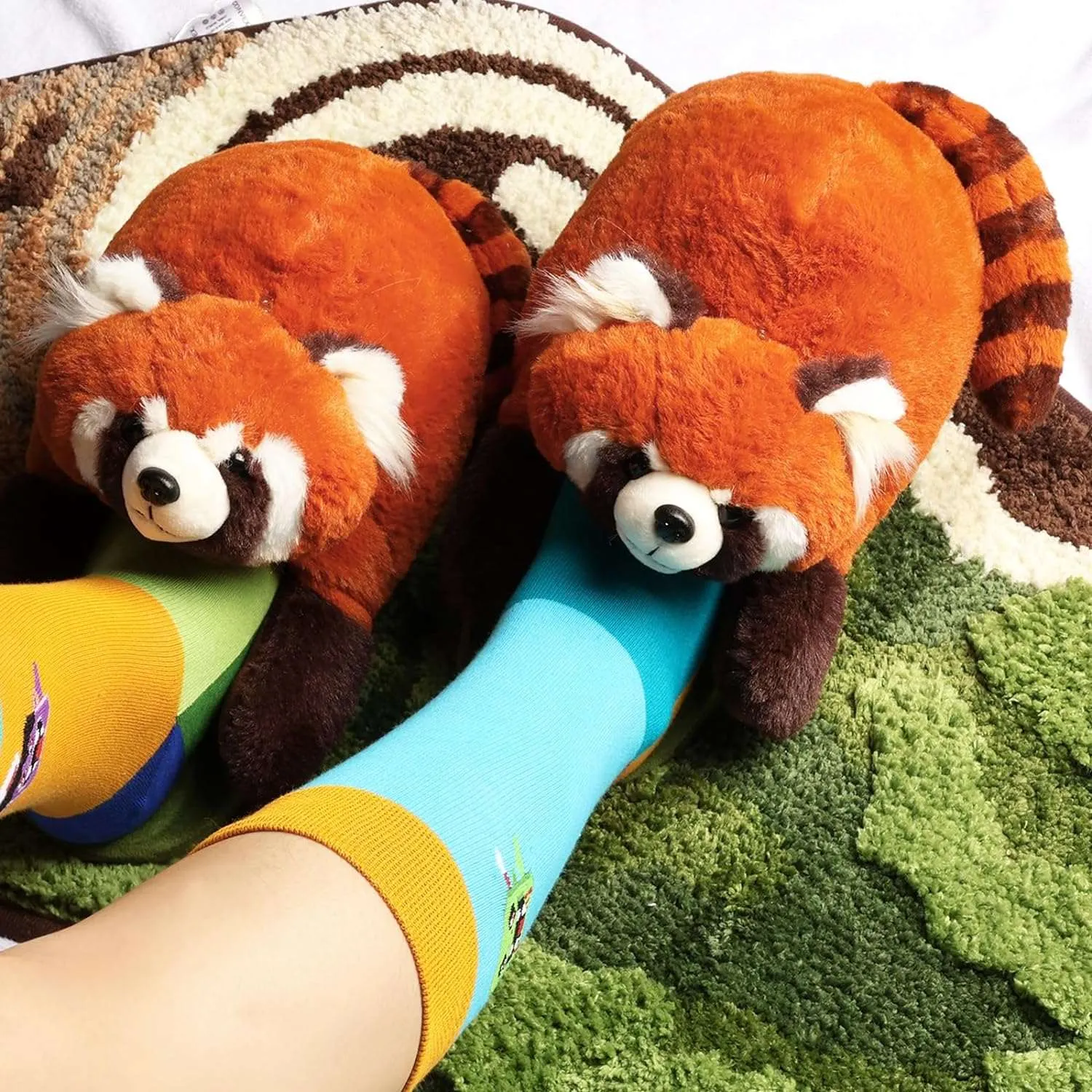 Red Panda Slippers