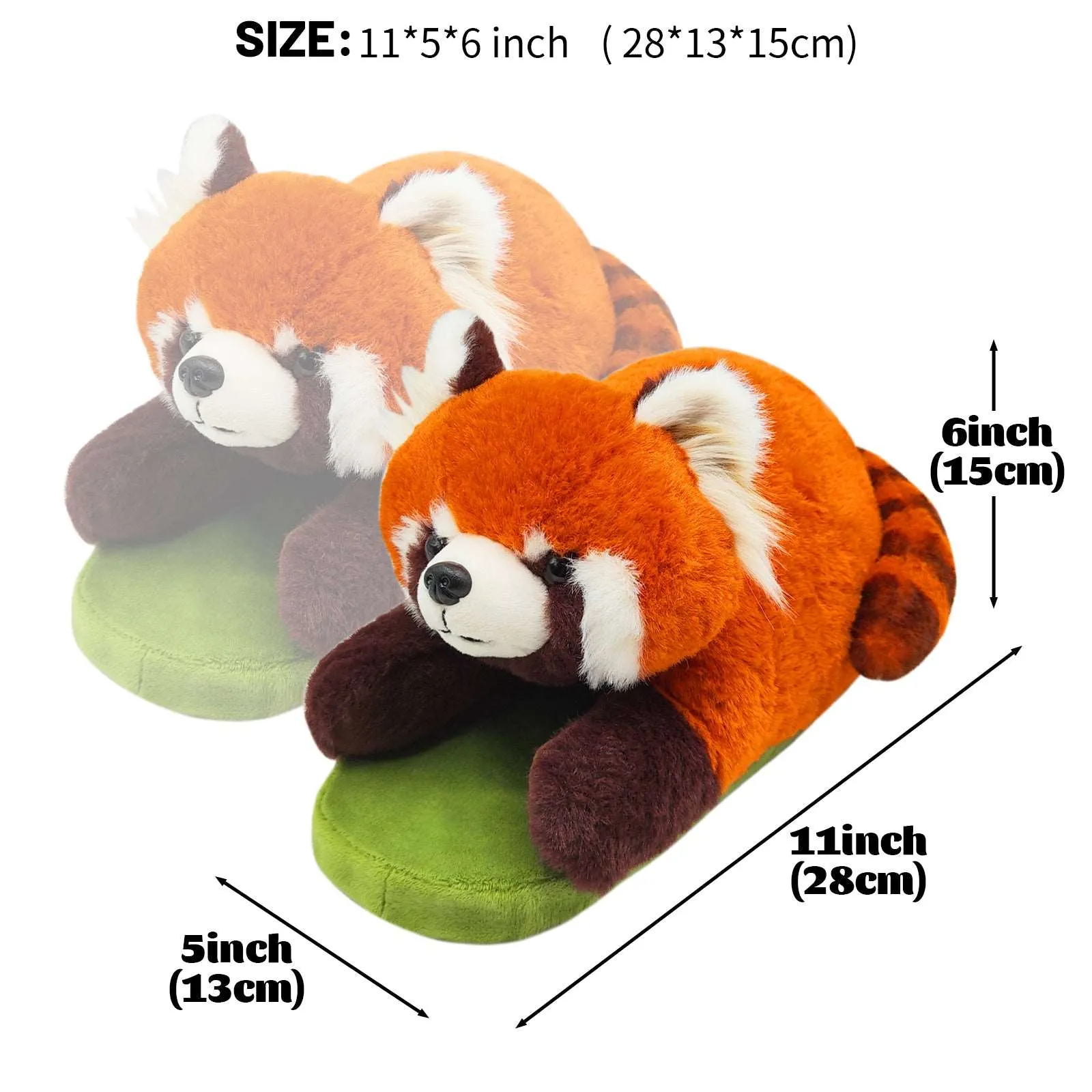 Red Panda Slippers