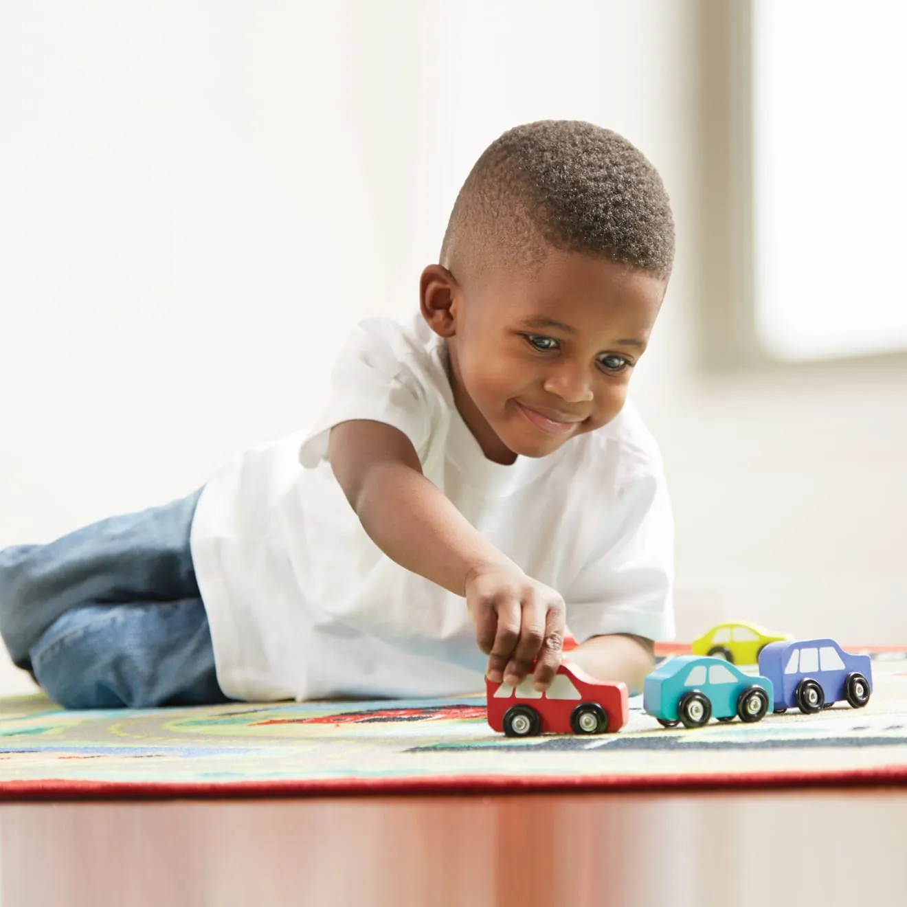 Round the Town Road Rug & Car Set