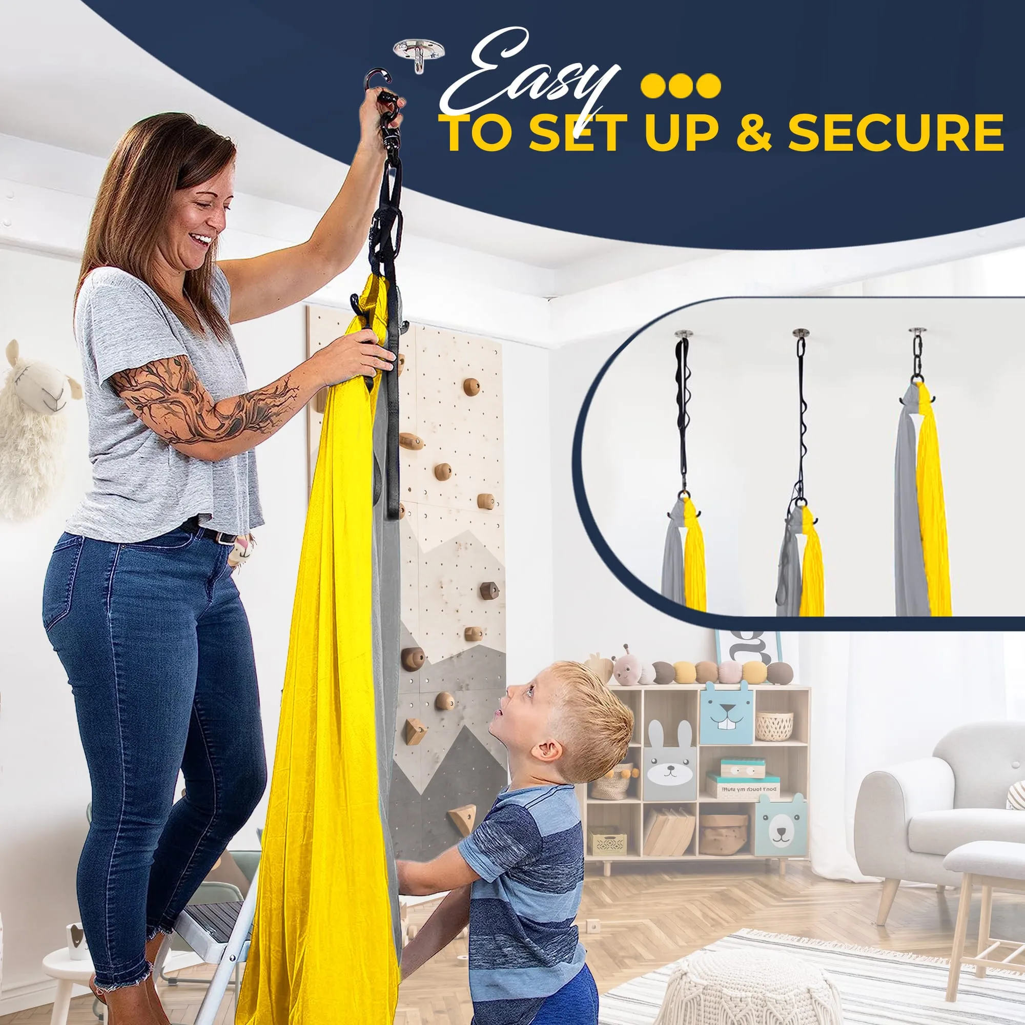 Sensory Swing for Kids Indoor | Therapy Hammock