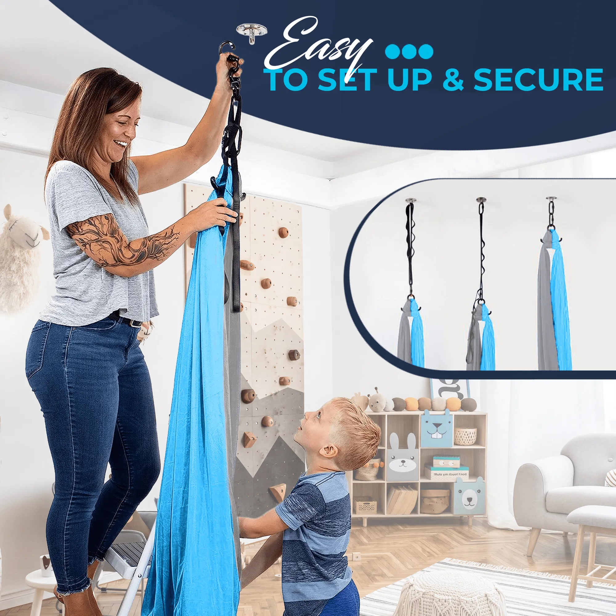 Sensory Swing for Kids Indoor | Therapy Hammock