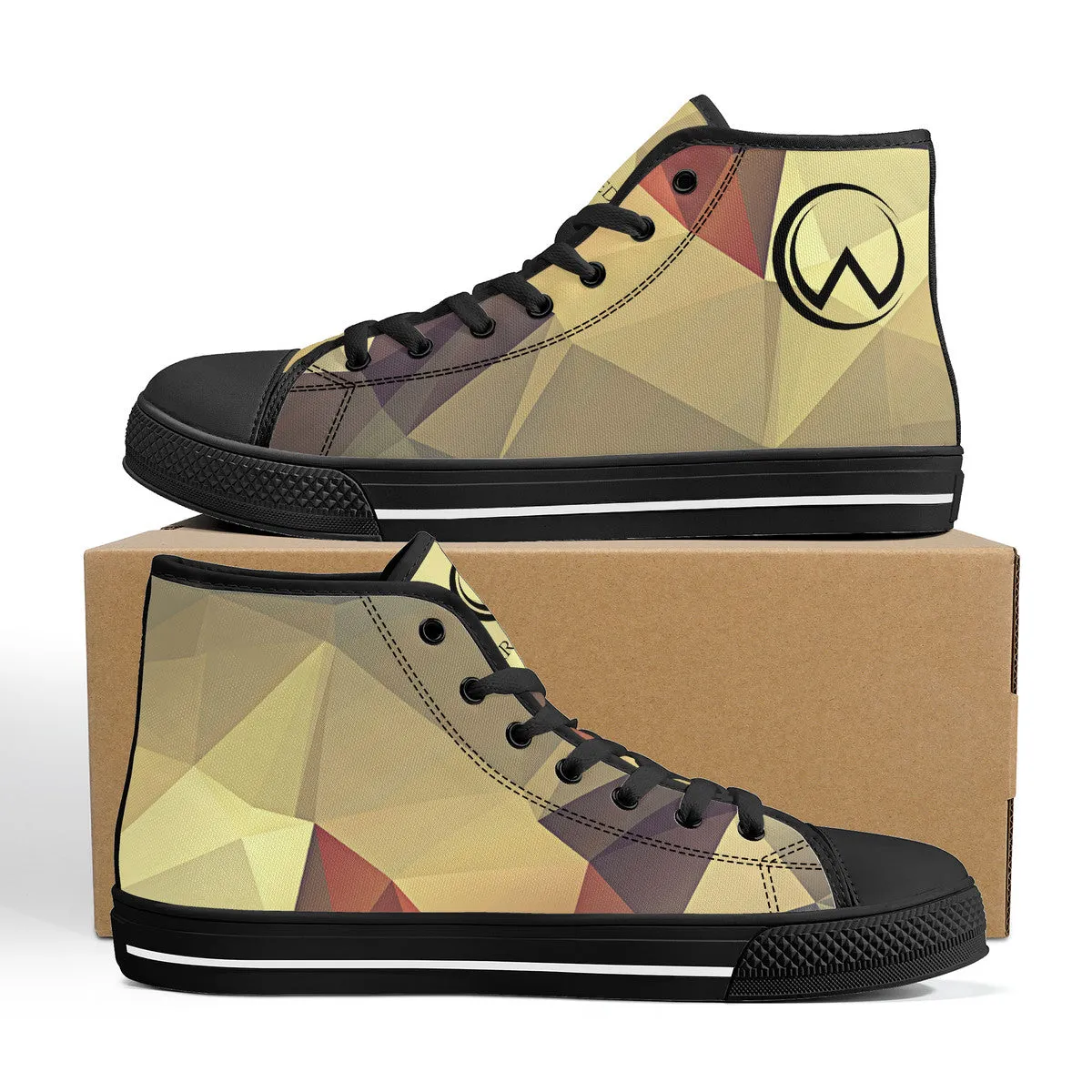 Shattered Camo Canvas High Tops