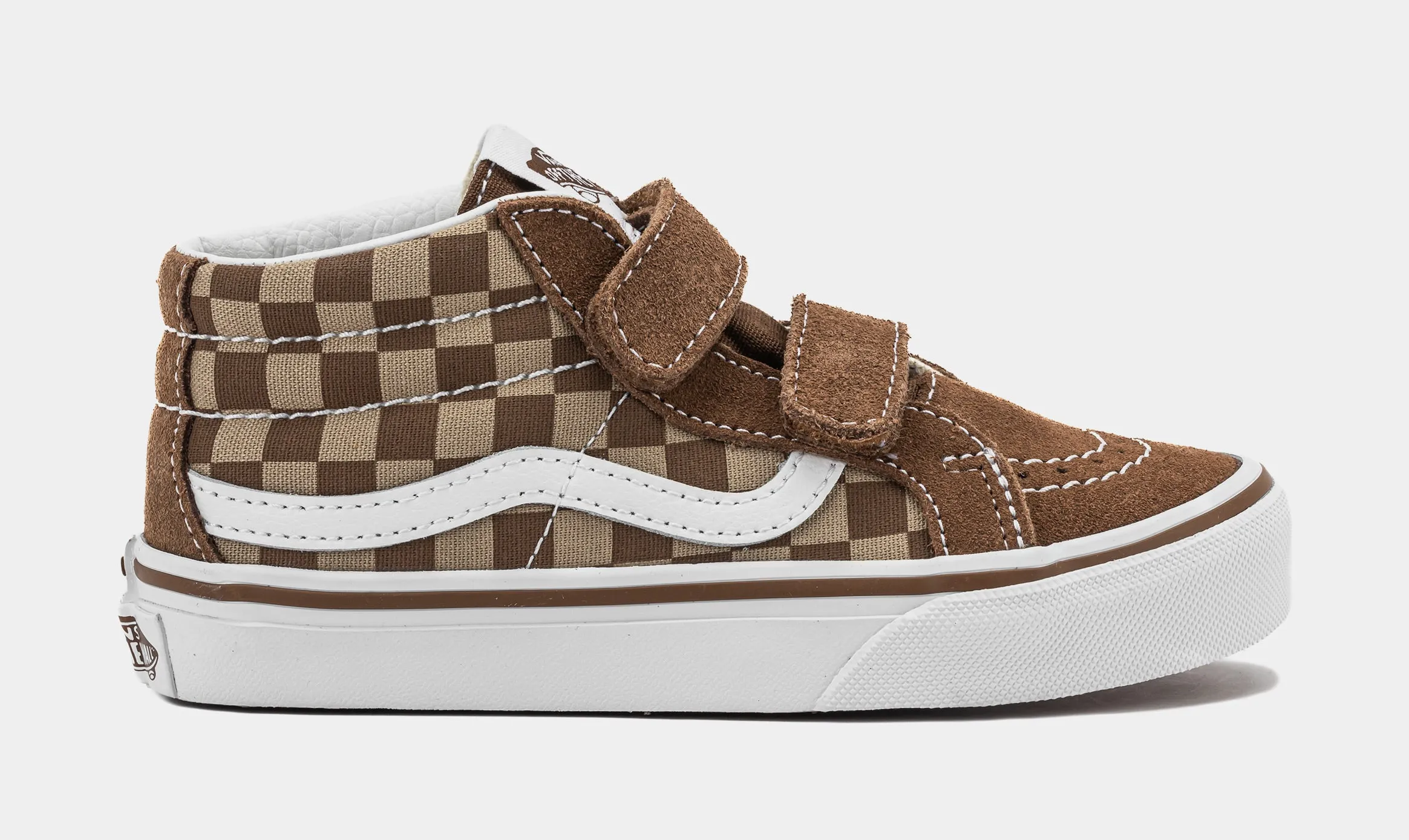 Sk8 Mid Preschool Skate Shoes (Brown)