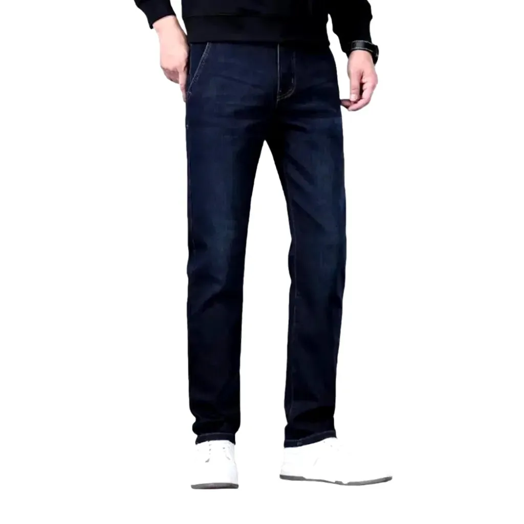 Slim fit high rise men's jeans