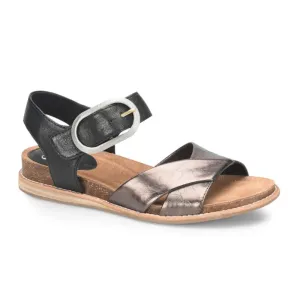 Sofft Bayo Backstrap Sandal (Women) - Black/Pewter