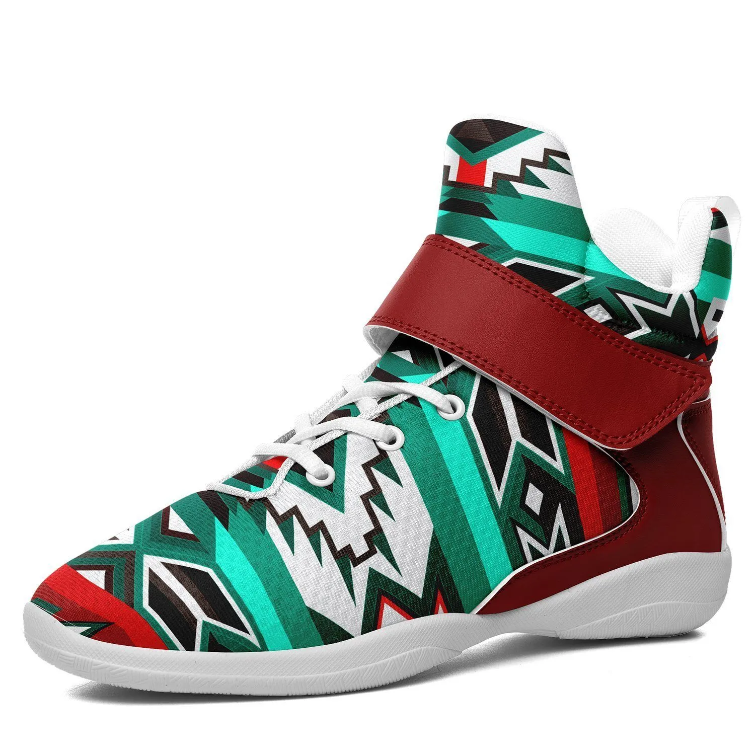 Southwest Journey Ipottaa Basketball / Sport High Top Shoes - White Sole