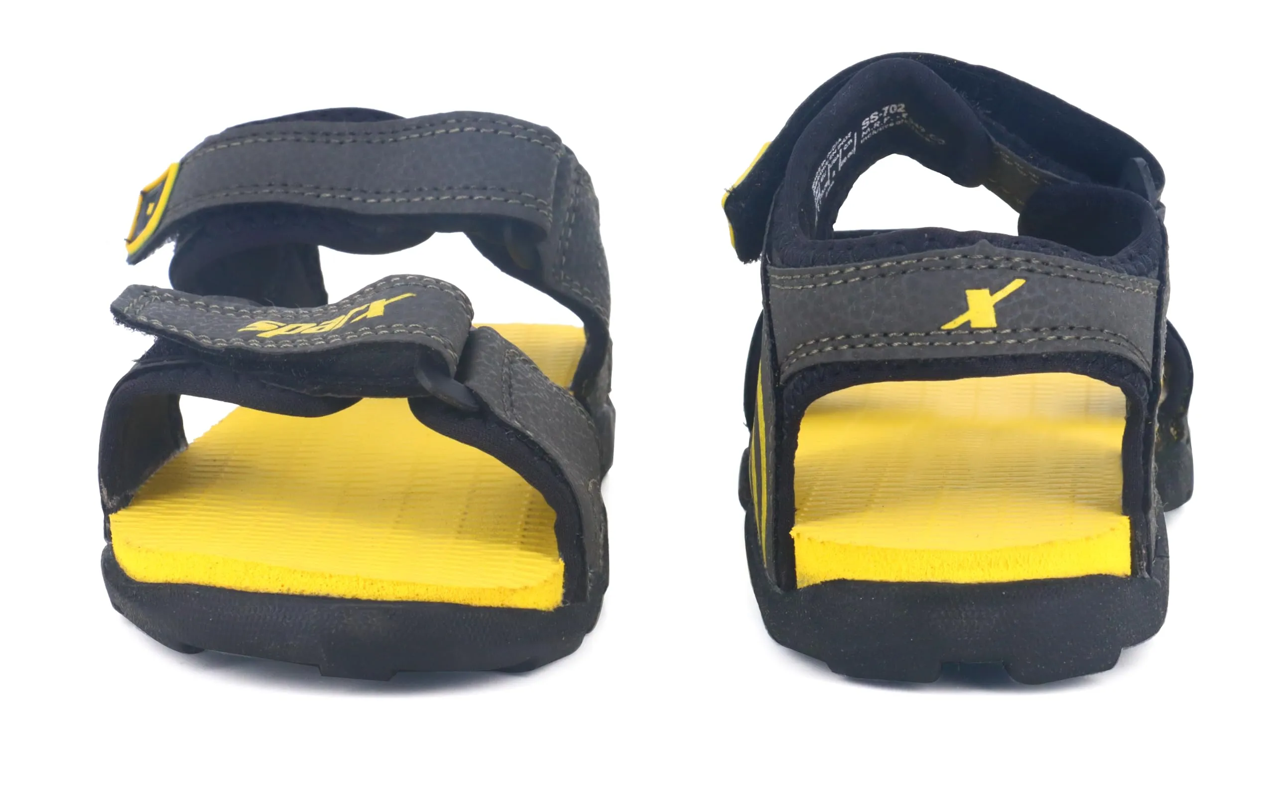 Sparx mens SS 702 | Latest, Daily Use, Stylish Floaters | Yellow Sport Sandal - 7 UK (SS 702)