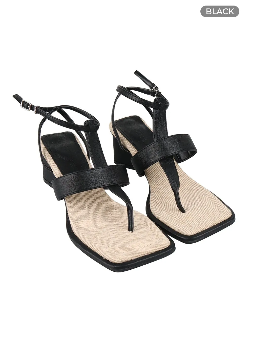 Strap Heeled Sandals OY408