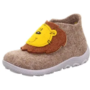 Superfit Beige/Grey Happy Octi Slippers With Warm Lining