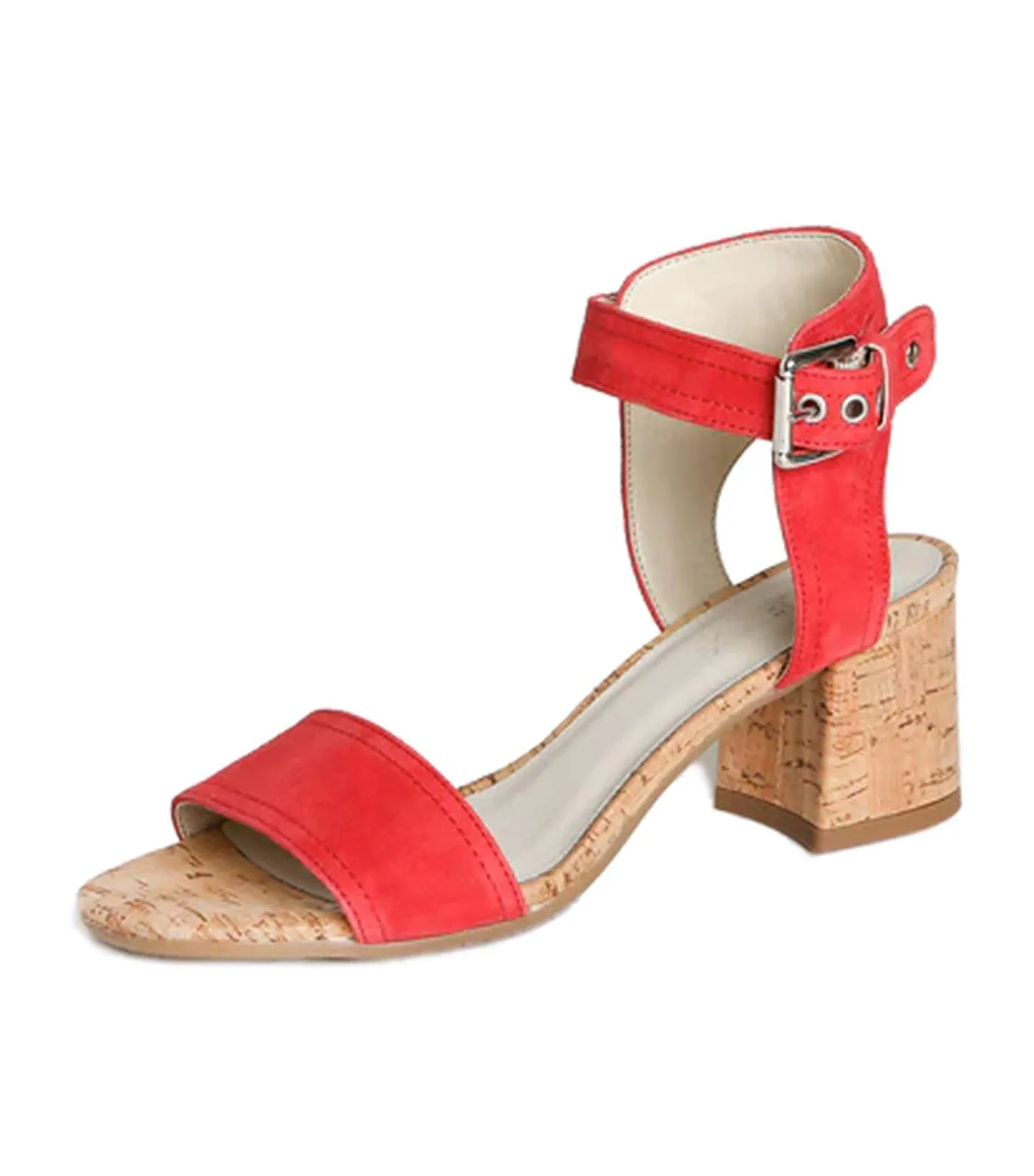 TGIF Sandal Red Camoscio