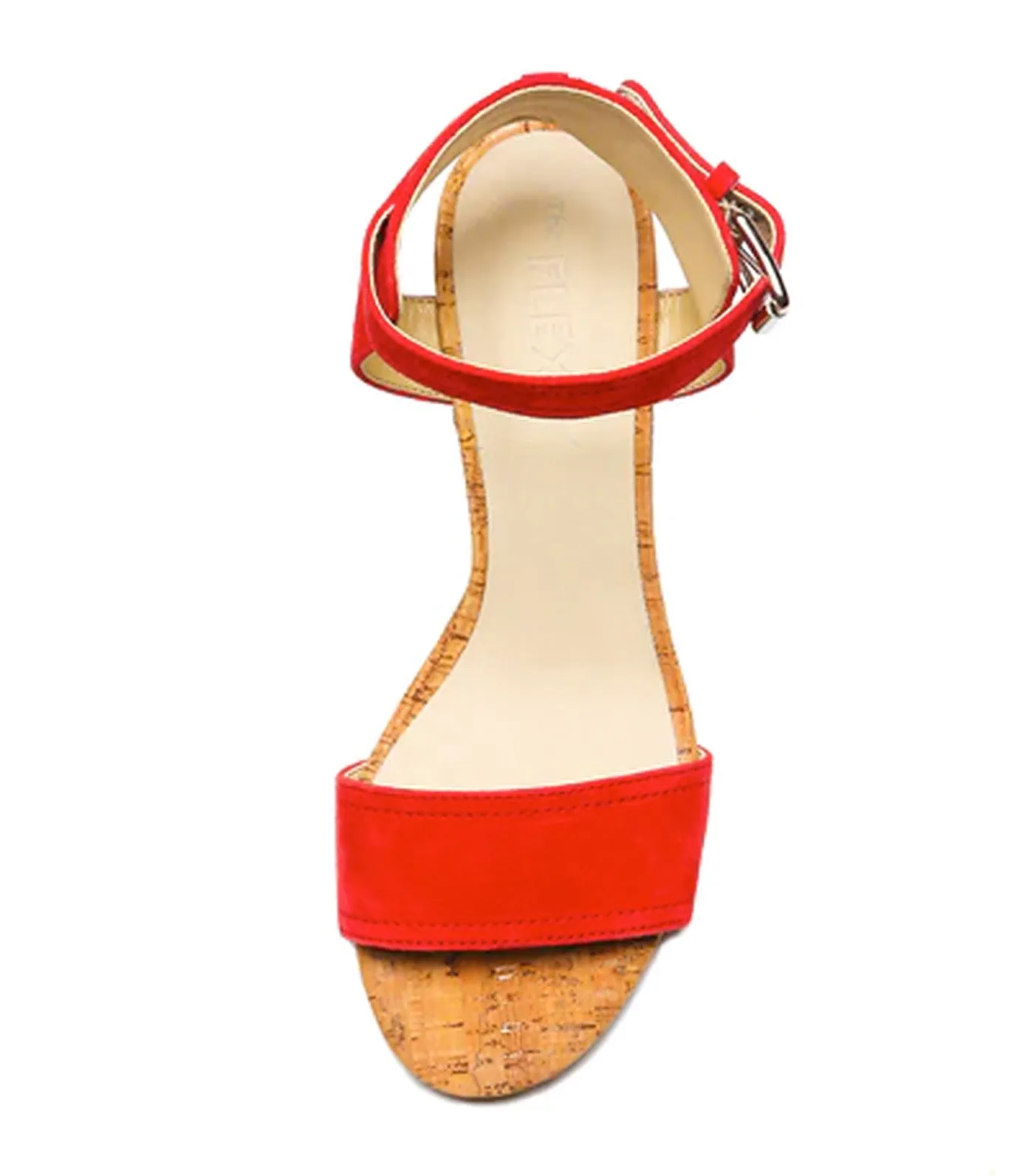 TGIF Sandal Red Camoscio