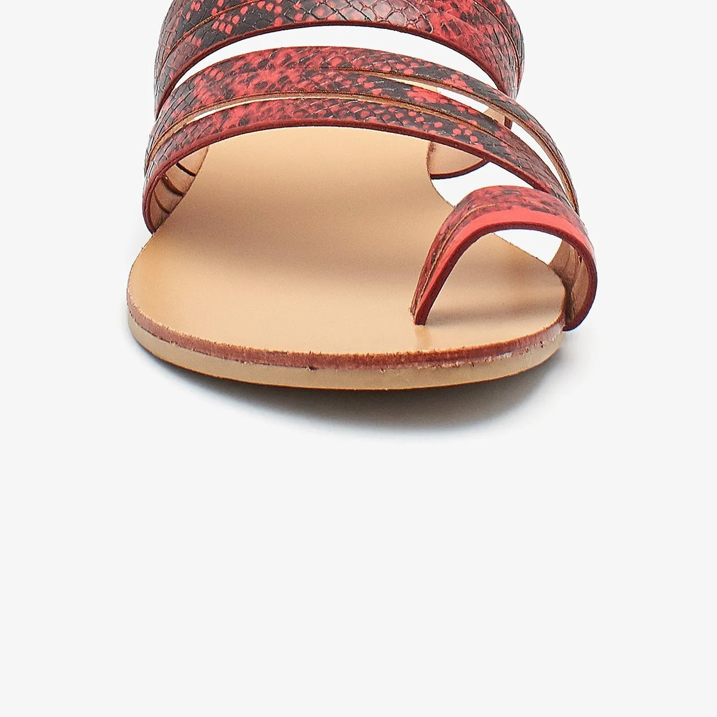 Toe Ring Multi Strap Ladies Chappal