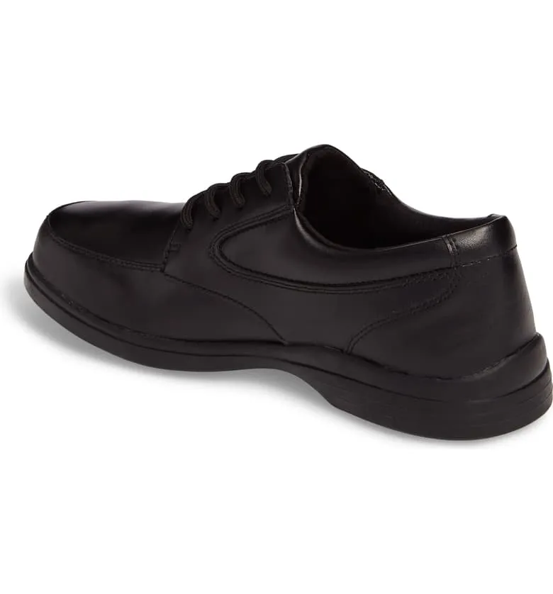 Ty Kid's Lace Oxford - Black Leather