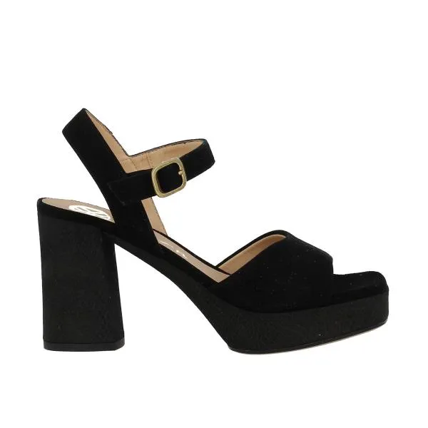 Unisa Odran Black Heeled Sandal