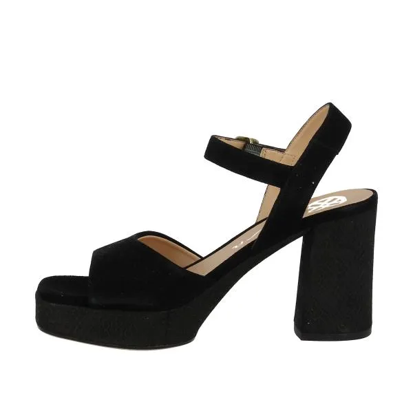 Unisa Odran Black Heeled Sandal