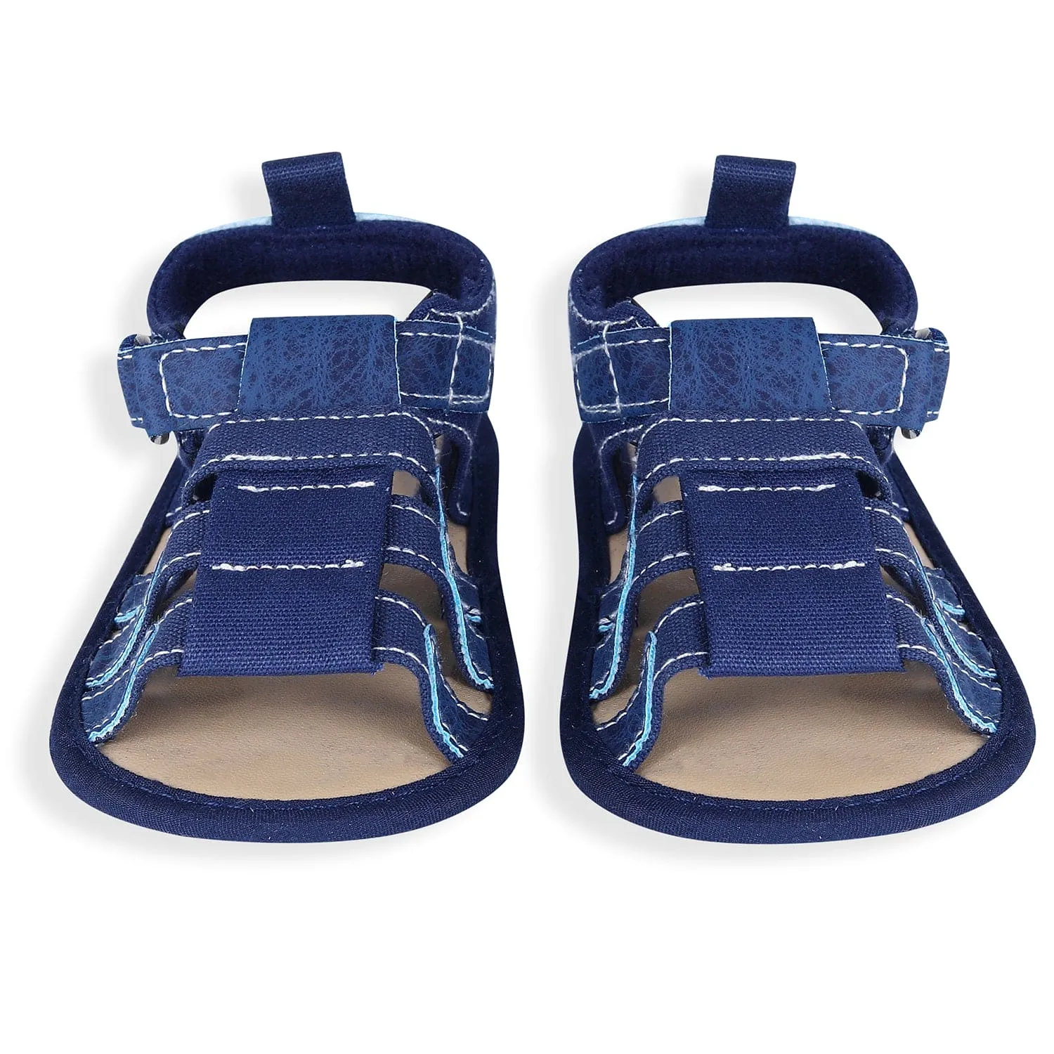 Velcro Hook-Loop Premium Anti-Slip Sandal Booties - Blue