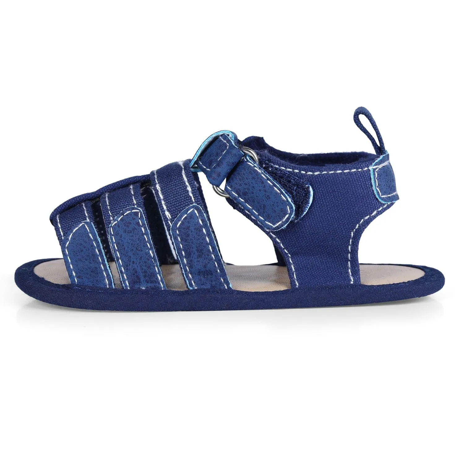 Velcro Hook-Loop Premium Anti-Slip Sandal Booties - Blue