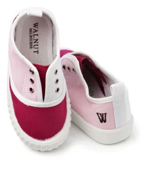 Walnut Pink Combo Tennis Shoe