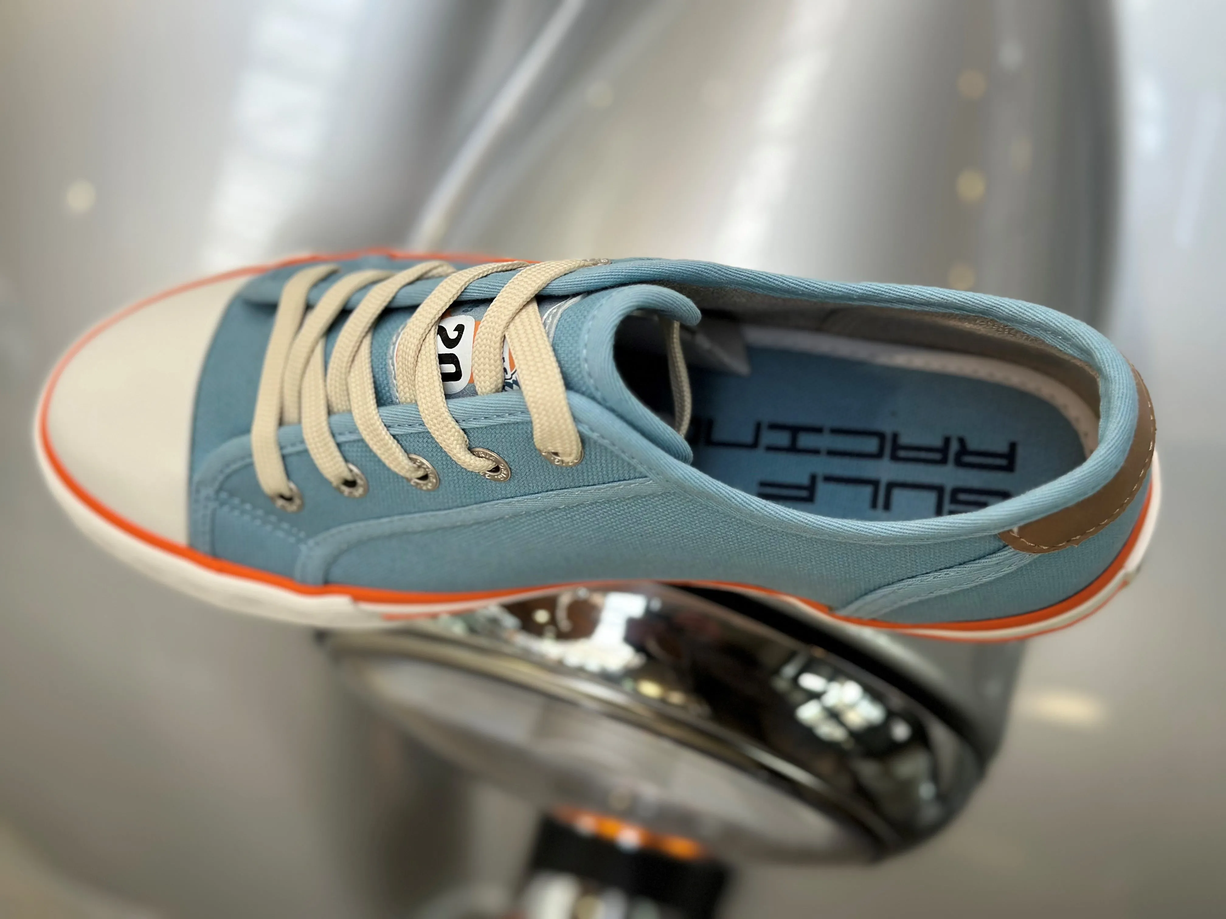 Women's Gulf Low-Top Canvas Sneakers in Gulf Blue