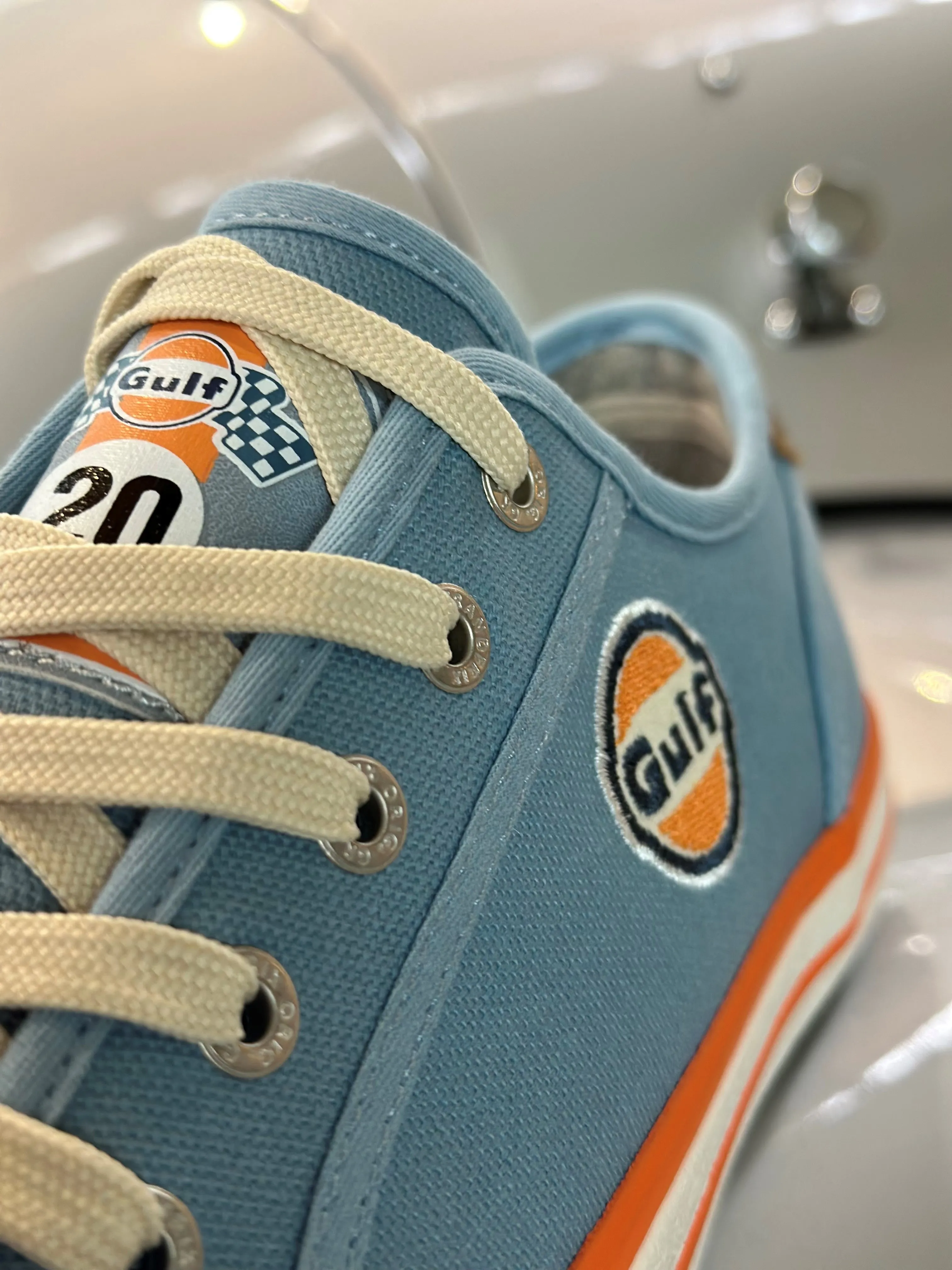 Women's Gulf Low-Top Canvas Sneakers in Gulf Blue