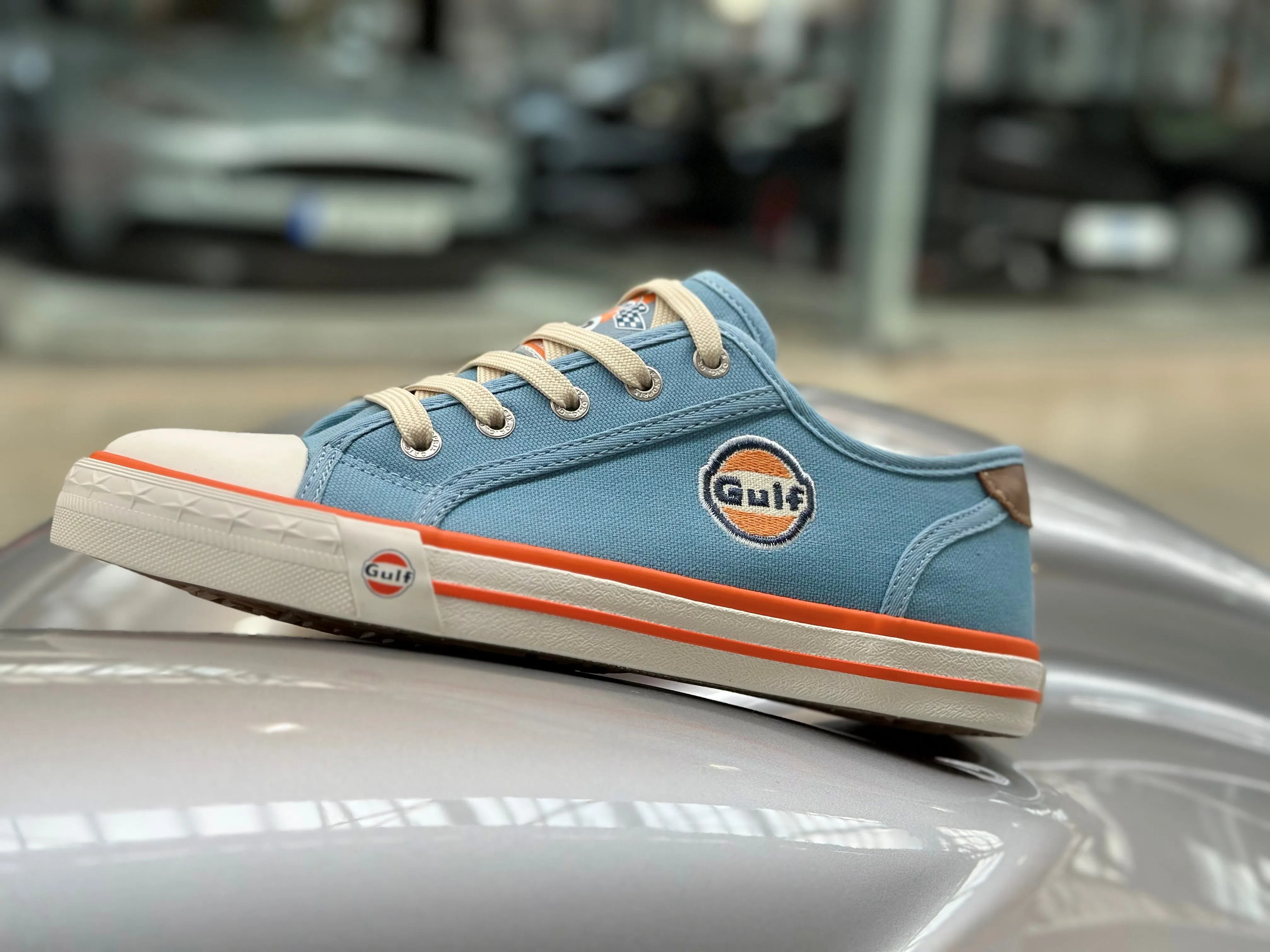 Women's Gulf Low-Top Canvas Sneakers in Gulf Blue