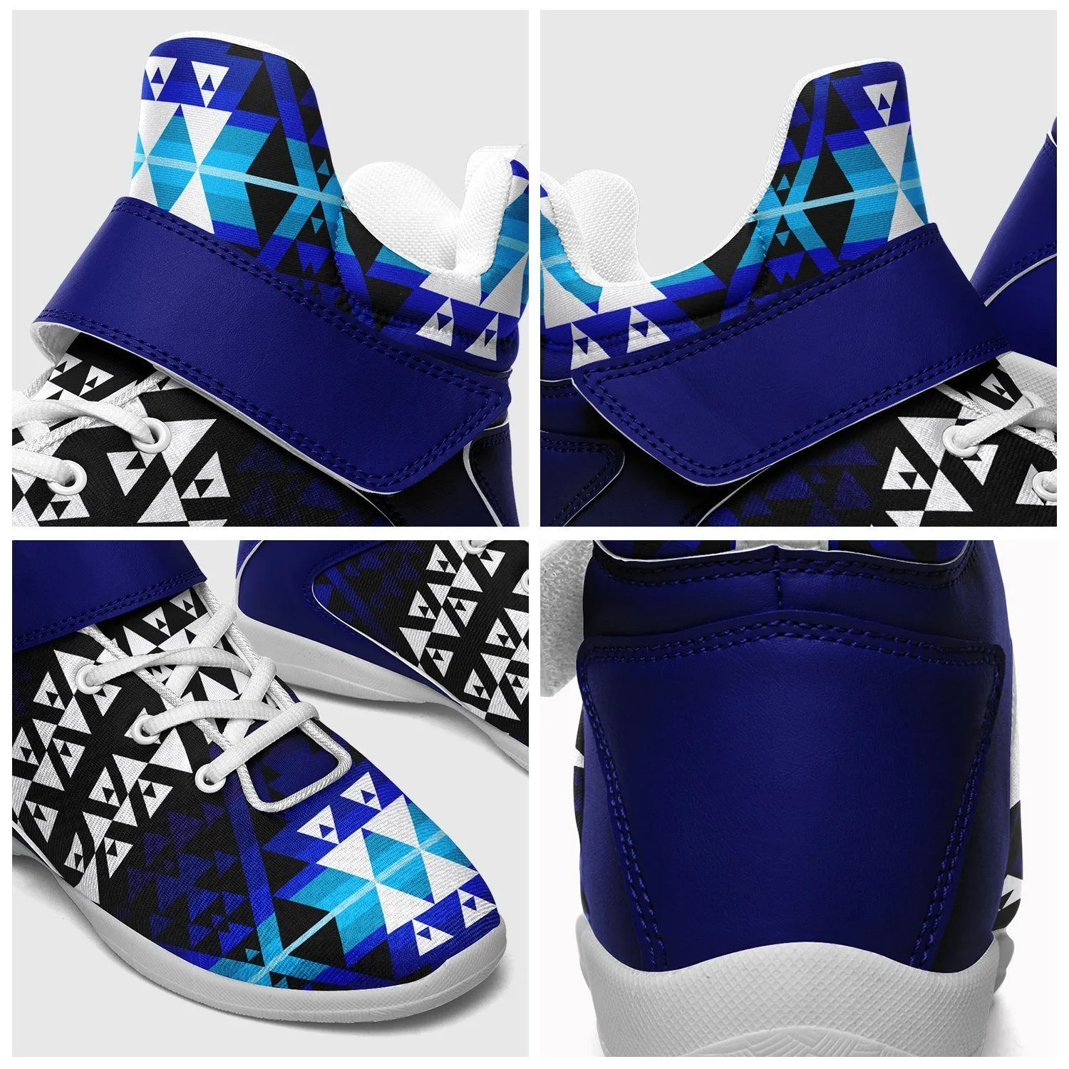 Writing on Stone Night Watch Ipottaa Basketball / Sport High Top Shoes - White Sole