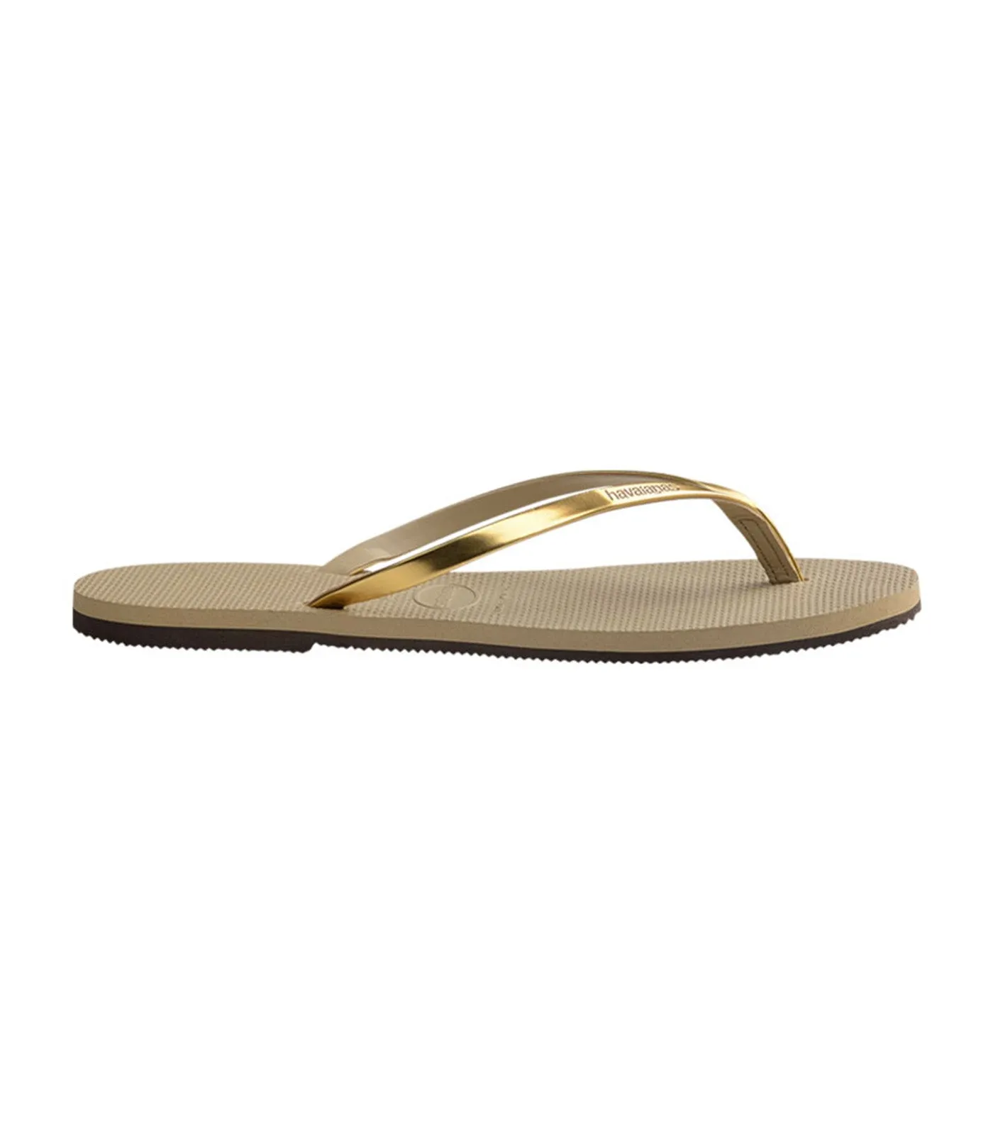 You Metallic Flip Flops Golden Sand Metalico